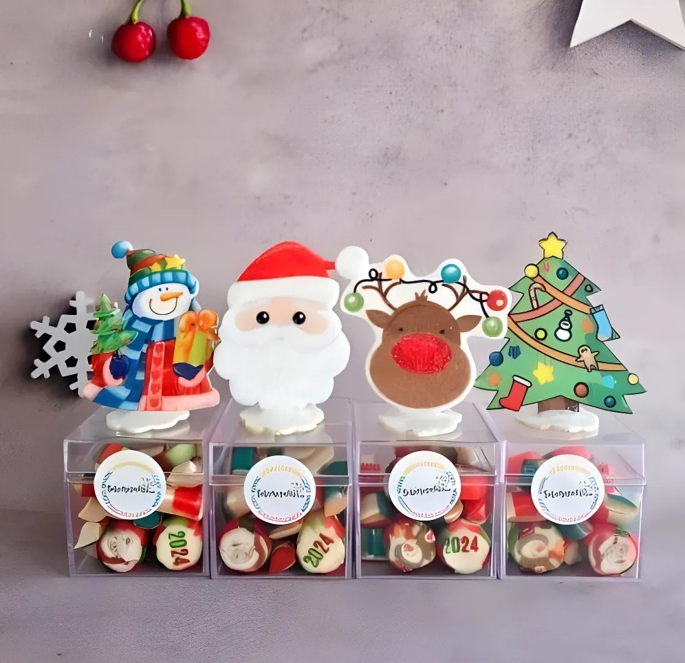 YILBAŞI TEMALI HEDİYELİK ŞEKER KUTUSU 4 Adet